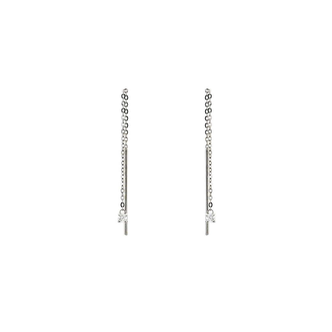 Diamond Threader Earrings