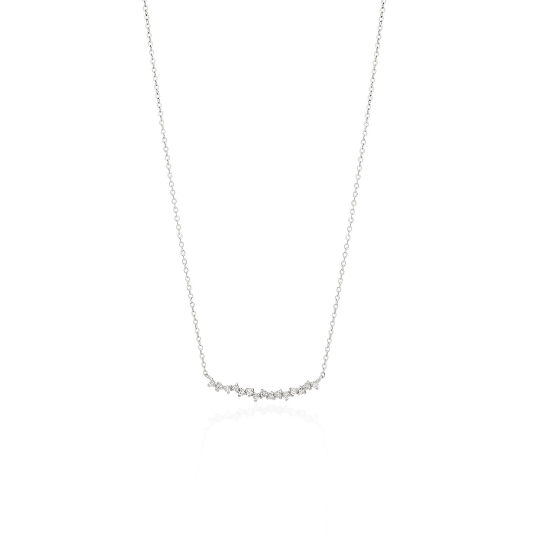 Diamond Cluster Necklace