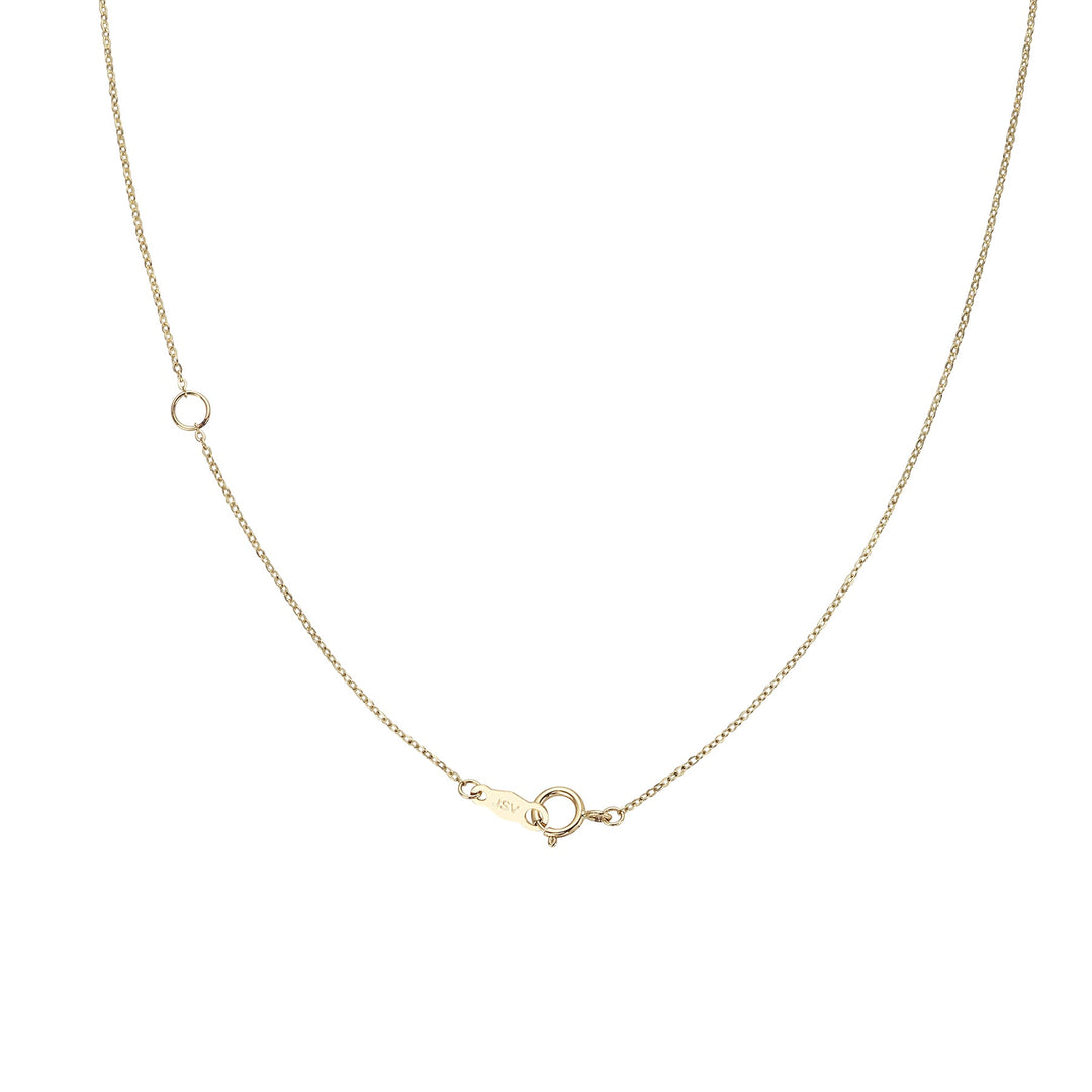 Single Initial Diamond Necklace