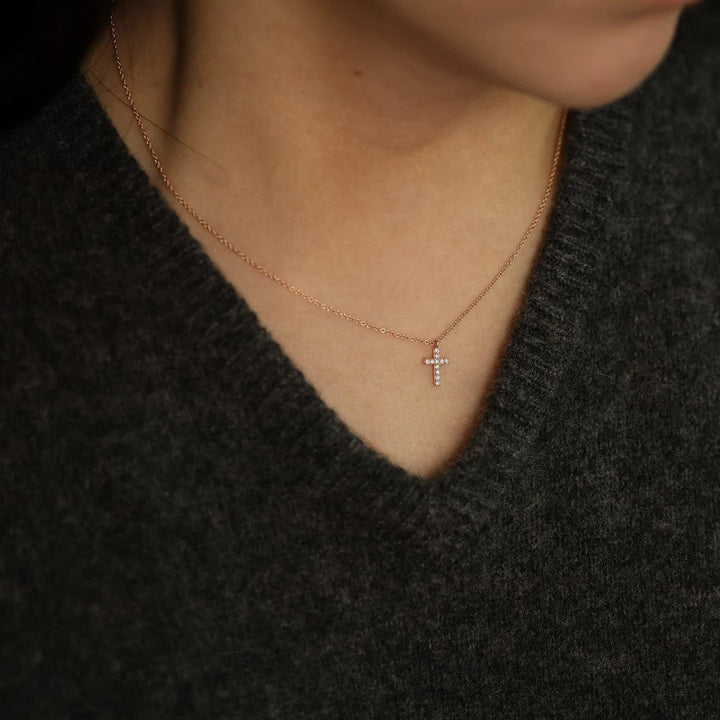 Diamond Cross Necklace