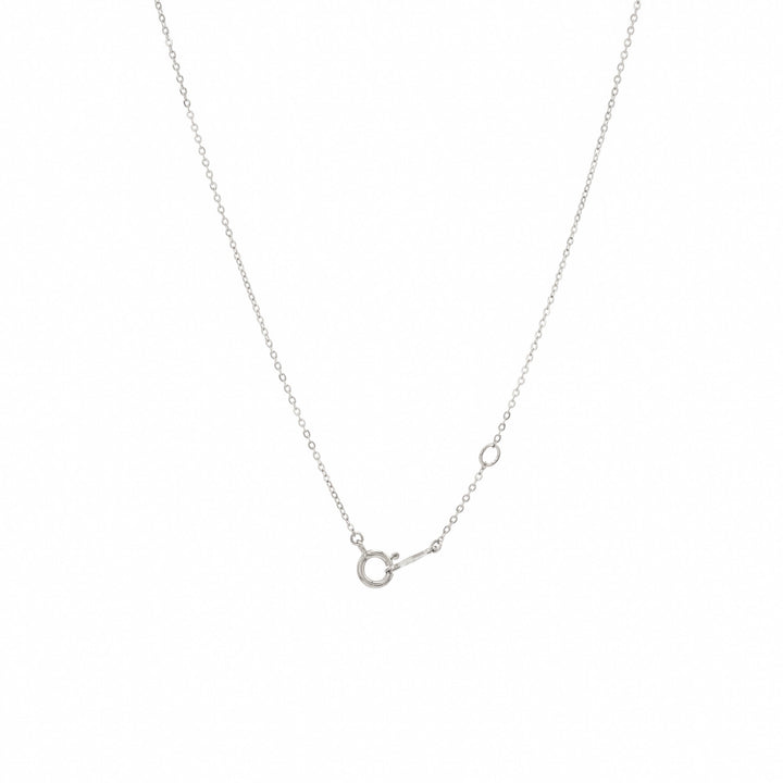 Single Initial Sideways Necklace