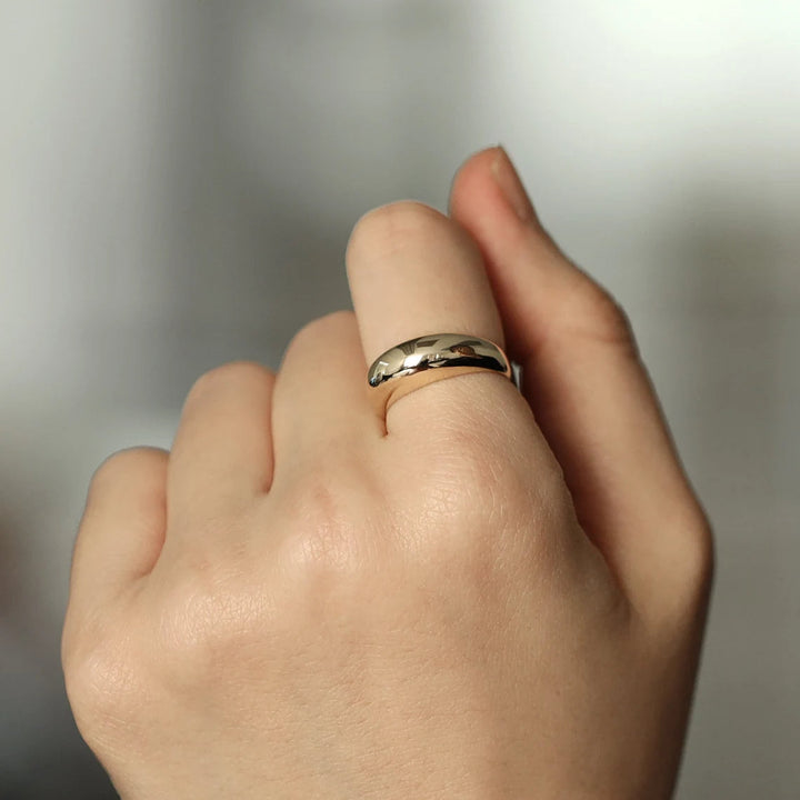 Sleek Dome Ring