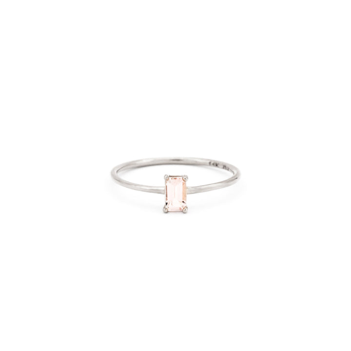 Sleek Morganite Ring