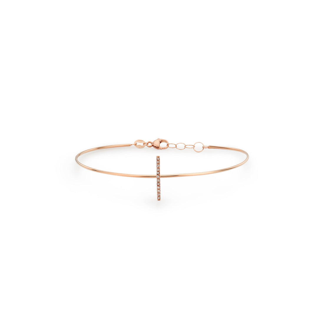 Linear Diamond Bangle