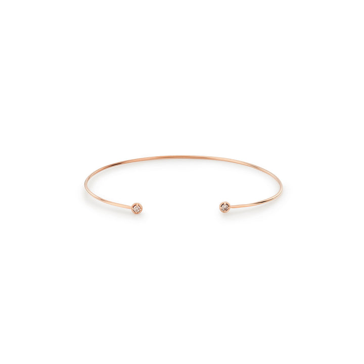 Open Duo Diamond Bangle