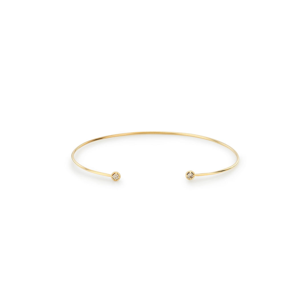 Open Duo Diamond Bangle