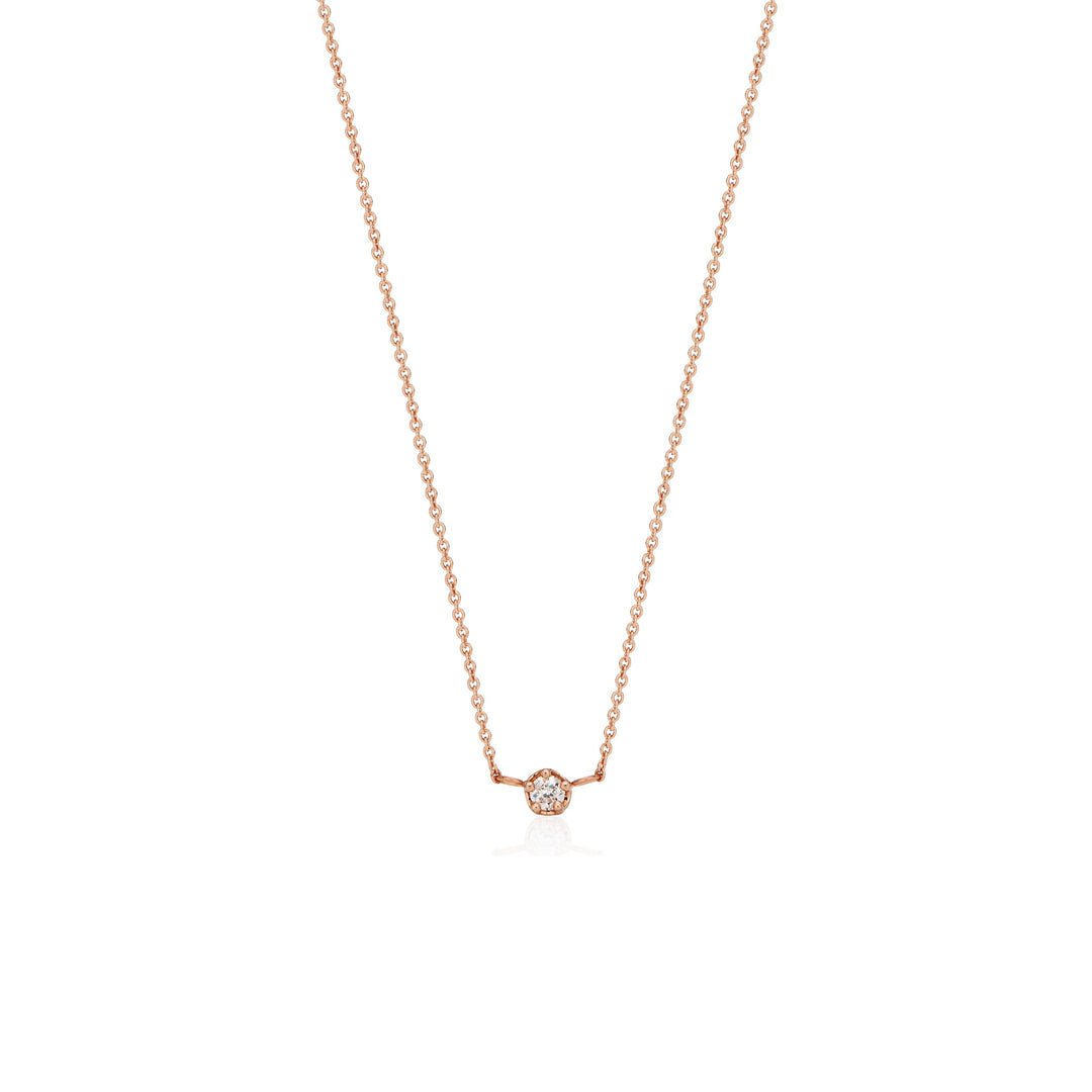 Petit White Diamond Layered Necklace