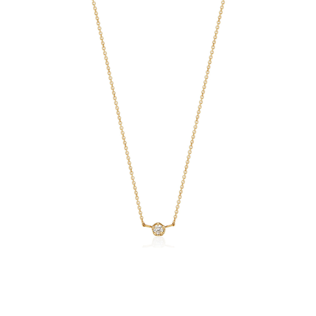 Petit White Diamond Layered Necklace