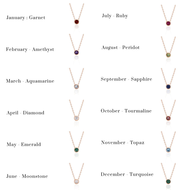 Birthstone Necklace